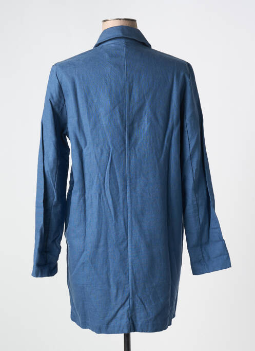 Palton scurt albastru MAJESTIC FILATURES femeie