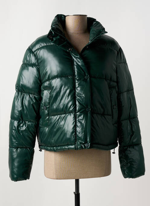 Geacă matlasată verde ONLY femeie