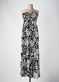 Rochie lungă imprimeu floral fără mâneci negru ONLY femeie