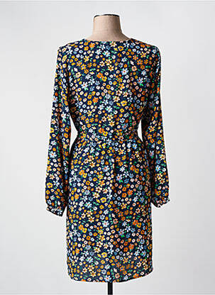 Rochie midi imprimeu floral mâneci lungi albastru ONLY femeie