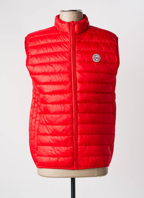 Geacă matlasată roșu WAXX bărbat