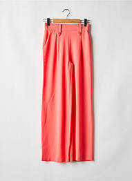 Pantalon drept talie elastică roz ONLY femeie