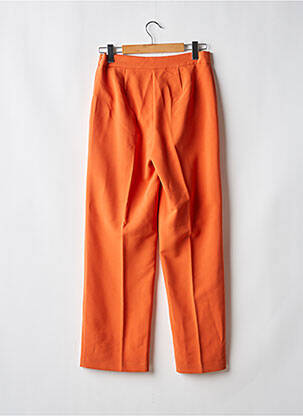Pantalon drept buzunare portocaliu ONLY femeie