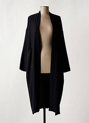 Palton lung negru TOUPY femeie