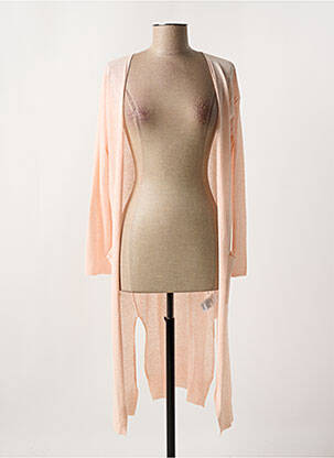 Vestă cu mâneci lungi roz YERSE femeie