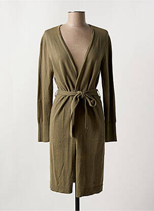 Vestă cu mâneci lungi verde CREAM femeie