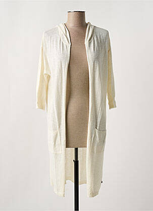 Vestă cu mâneci lungi bej YERSE femeie