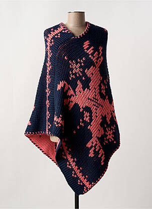 Poncho albastru CERF femeie