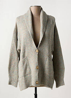 Vestă cu mâneci lungi gri YERSE femeie