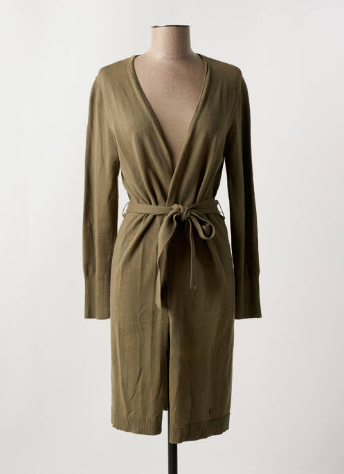 Vestă cu mâneci lungi verde CREAM femeie