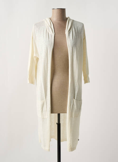 Vestă cu mâneci lungi bej YERSE femeie