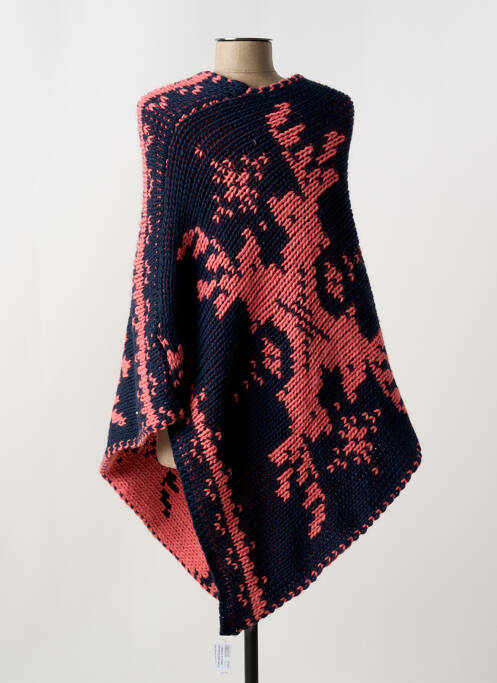 Poncho albastru CERF femeie