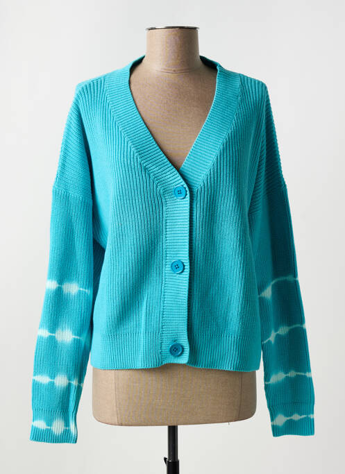 Vestă cu mâneci lungi albastru FIVE femeie