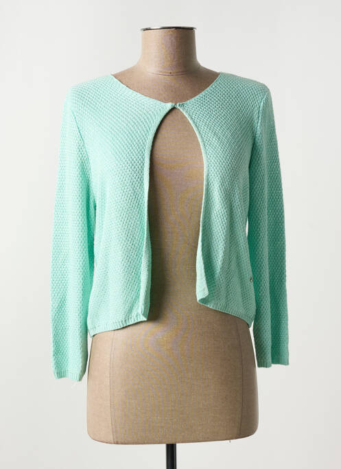 Vestă cu mâneci lungi elasticitate albastru INDI & COLD femme