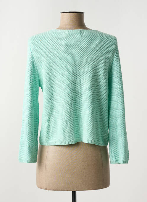 Vestă cu mâneci lungi elasticitate albastru INDI & COLD femme