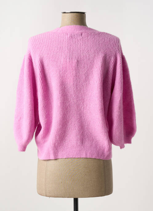 Vestă cu mâneci lungi roz MSCH COPENHAGEN femeie