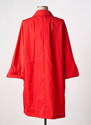 Trench buzunare fără glugă roșu OOF WEAR femeie