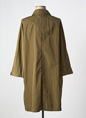 Trench buzunare fără glugă verde OOF WEAR femeie
