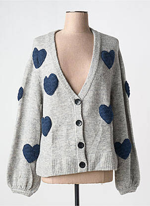 Vestă cu mâneci lungi gri FABIENNE CHAPOT femeie