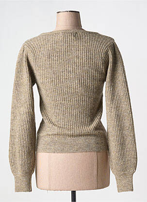 Pulover croială cambrată mâneci lungi bej SCOTCH & SODA femeie