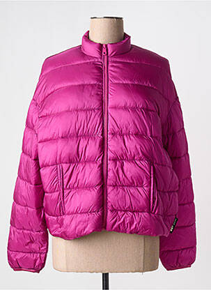 Geacă matlasată mâneci lungi fără glugă violet OOF WEAR femeie