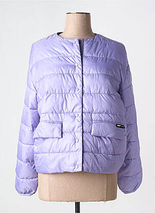 Geacă matlasată mâneci lungi fără glugă violet OOF WEAR femeie