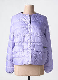 Geacă matlasată buzunare fără glugă violet OOF WEAR femme