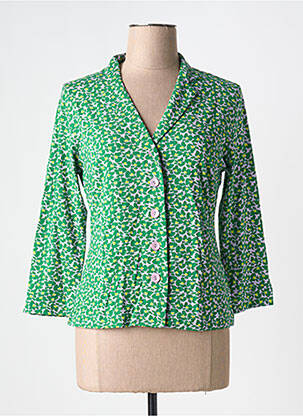 Jachete casual guler tip costum verde ZILCH femeie
