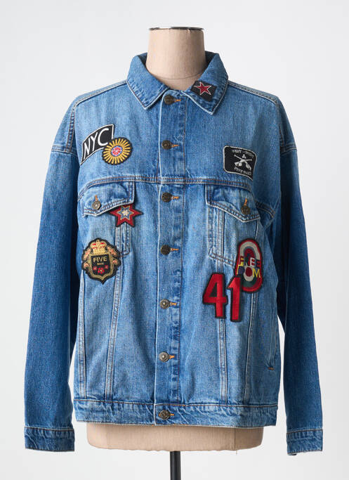 Jachete casual albastru FIVE femeie