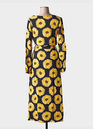 Rochie lungă mâneci lungi mâneci lungi negru FABIENNE CHAPOT femeie