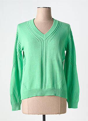 Pulover verde JARDIN PRIVÉ femeie