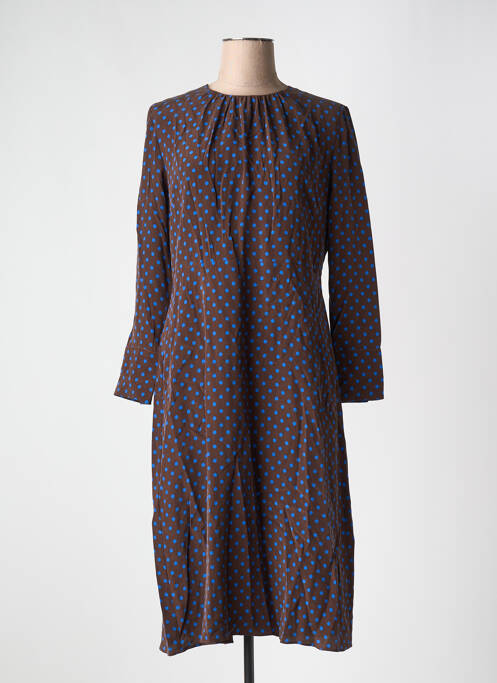 Rochie midi maro TOUPY femeie