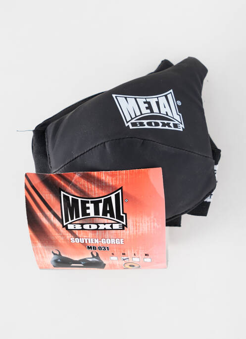 Sutien negru METAL BOXE femeie