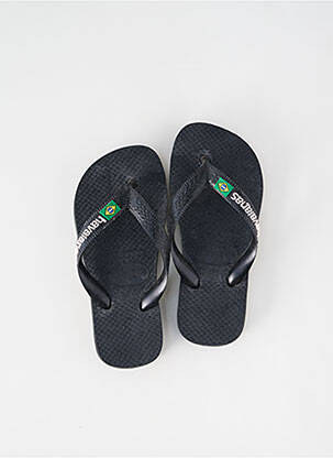 Șlapi vârf deschis vârf deschis negru HAVAIANAS băiat