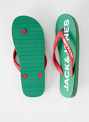 Șlapi vârf deschis vârf deschis verde JACK & JONES bărbat
