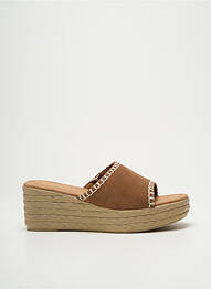 Mulete/saboți vârf deschis toc de 4 la 6 cm maro MARCO TOZZI femme