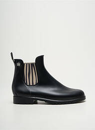Botine/ghete toc mic toc plat până la 3 cm negru MEDUSE femme