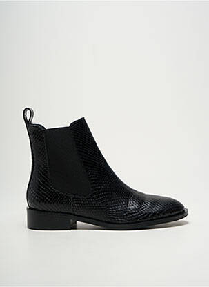 Botine/ghete țesătură satinată toc plat până la 3 cm negru VIDI STUDIO femeie