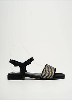 Sandale/pantofi decupați chiquet toc plat până la 3 cm negru MARCO TOZZI femeie