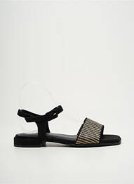 Sandale/pantofi decupați chiquet toc plat până la 3 cm negru MARCO TOZZI femme