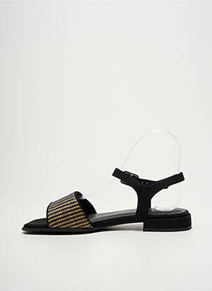 Sandale/pantofi decupați chiquet toc plat până la 3 cm negru MARCO TOZZI femeie