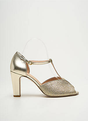 Pantofi cu toc auriu SOFIA COSTA femeie