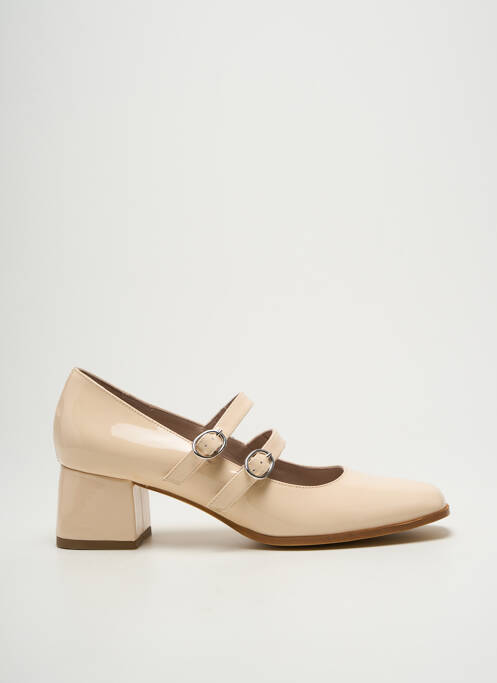 Pantofi cu toc bej REQINS femeie