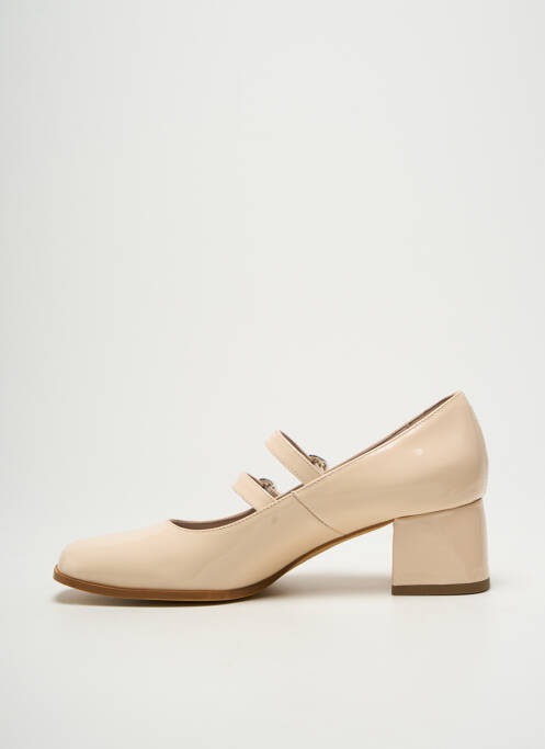 Pantofi cu toc bej REQINS femeie