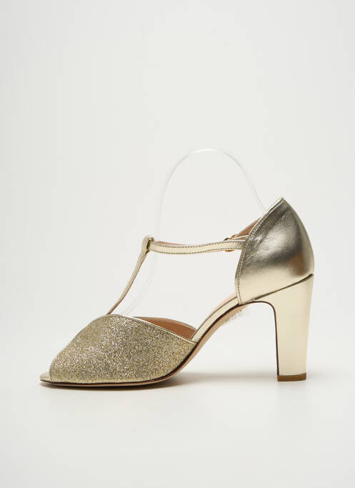 Pantofi cu toc auriu SOFIA COSTA femeie