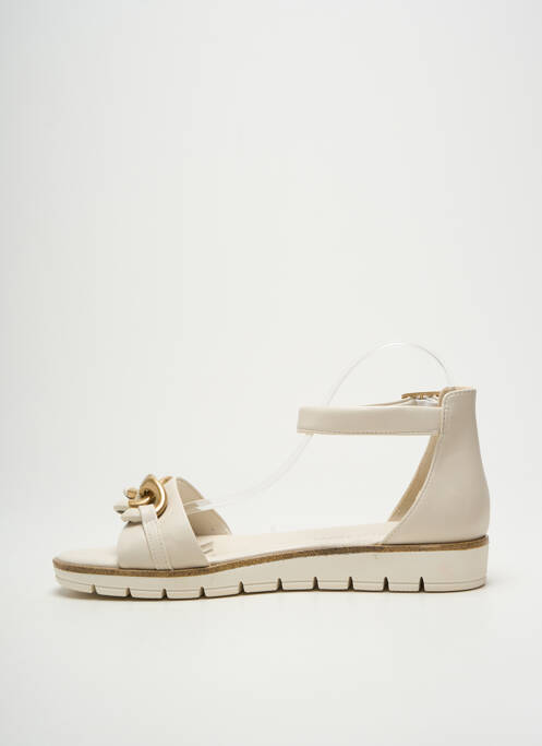 Sandale/Pantofi decupați bej MARCO TOZZI femeie