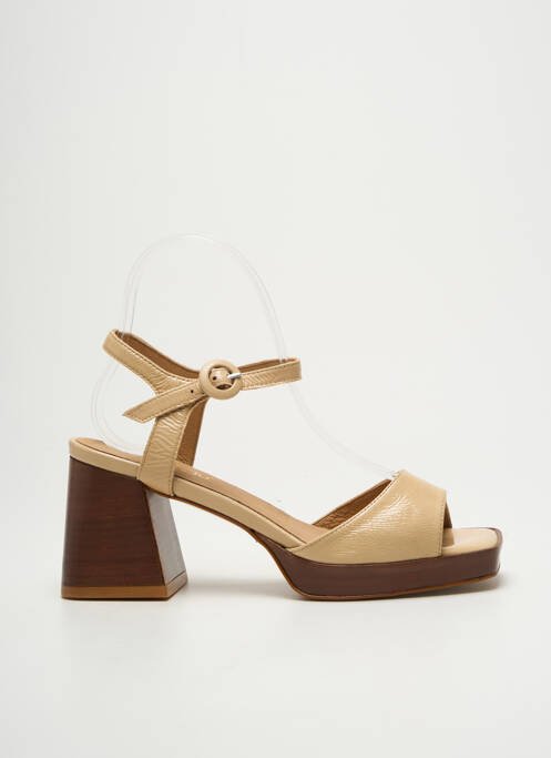 Sandale/Pantofi decupați bej MAROLI femeie