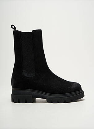 Botine/ghete nubuc toc de 4 la 6 cm negru MINKA DESIGN femeie