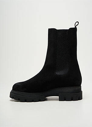 Botine/ghete nubuc toc de 4 la 6 cm negru MINKA DESIGN femeie