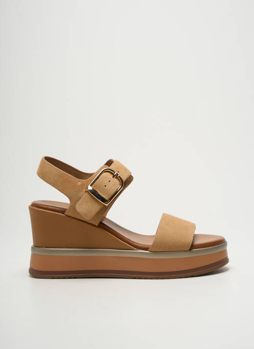 Sandale/Pantofi decupați maro INUOVO femeie